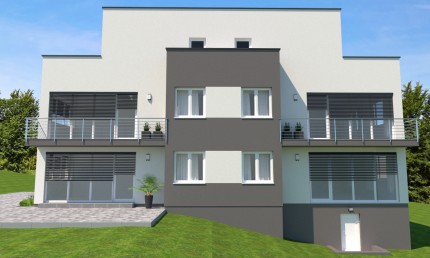 Návrh fasády polyfunkčnej budovy / Nitra
