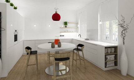 Moderná kuchyňa v minimalistickom štýle / Martin