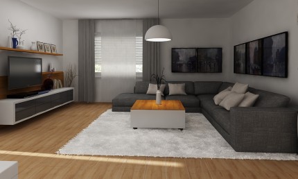 Návrh modernej obývačky v rodinnom dome / Martin