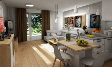 Návrh modernej obývačky / Stupava